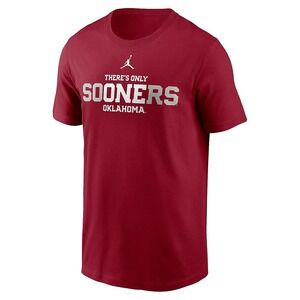 Nike Oklahoma Sooners Red T-Shirt Boomer Sooner NCAA‎ Tee- Size XL